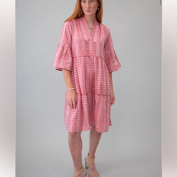 Lemonwood Dresses & Skirts - Lemonwood Lena Cotton Cottagecore Tiered Dress Medium